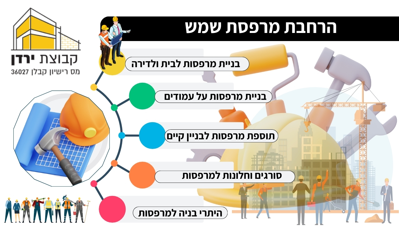 הרחבת מרפסת שמש