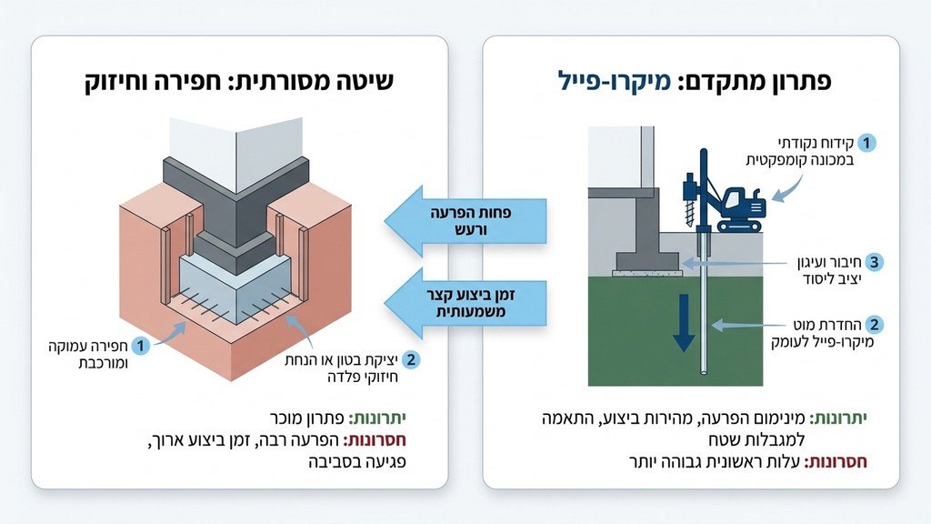 נוצר על ידי מודל בינה מלאכותית Gemini Pro ציוד קידוח מיקרופייל מתקדם לחיזוק מבנים